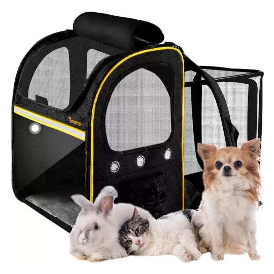 PURLOV ΤΣΑΝΤΑ ΜΕΤΑΦΟΡΑΣ ΚΑΤΟΙΚΙΔΙΩΝ 35 x 41.5 x 28 cm ΜΑΥΡΗ 23185