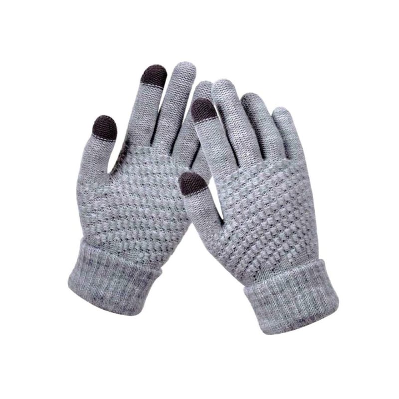 BQ19P ΓΑΝΤΙΑ ΑΦΗΣ ΖΕΣΤΑ ΧΕΙΜΩΝΙΑΤΙΚΑ ΓΙΑ SMARTPHONE ΓΚΡΙ ONE SIZE