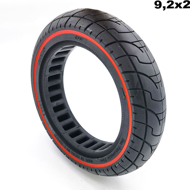 eWHEEL ΕΛΑΣΤΙΚΟ SOLID (ΣΥΜΠΑΓΕΣ) 9.2X2 ΙΝΤΣΩΝ ΓΙΑ ΗΛΕΚΤΡΙΚΑ ΠΑΤΙΝΙΑ XIAOMI RED LINE