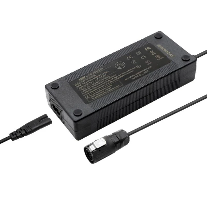 eWHEEL ΦΟΡΤΙΣΤΗΣ PREMIUM ΓΙΑ ΜΠΑΤΑΡΙΑ ΠΑΤΙΝΙΟΥ DUALTRON MINI 52V (58.8V) 2A ΒΥΣΜΑ LP16 BC-006