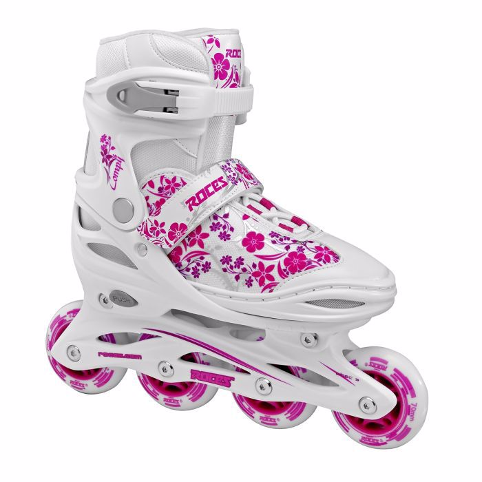 ROCES COMPY 8.0 ΠΑΤΙΝΙΑ ROLLER SKATES ΑΥΞΟΜΕΙΟΥΜΕΝΑ IN-LINE WHITE/VIOLET (No 38-41) 400809/00001
