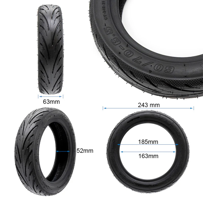 eWHEEL (YUANXING) ΕΛΑΣΤΙΚΟ 60/70-6.5 TUBELESS ΗΛΕΚΤΡΙΚΟΥ ΠΑΤΙΝΙΟΥ NINEBOT MAX G30 37714