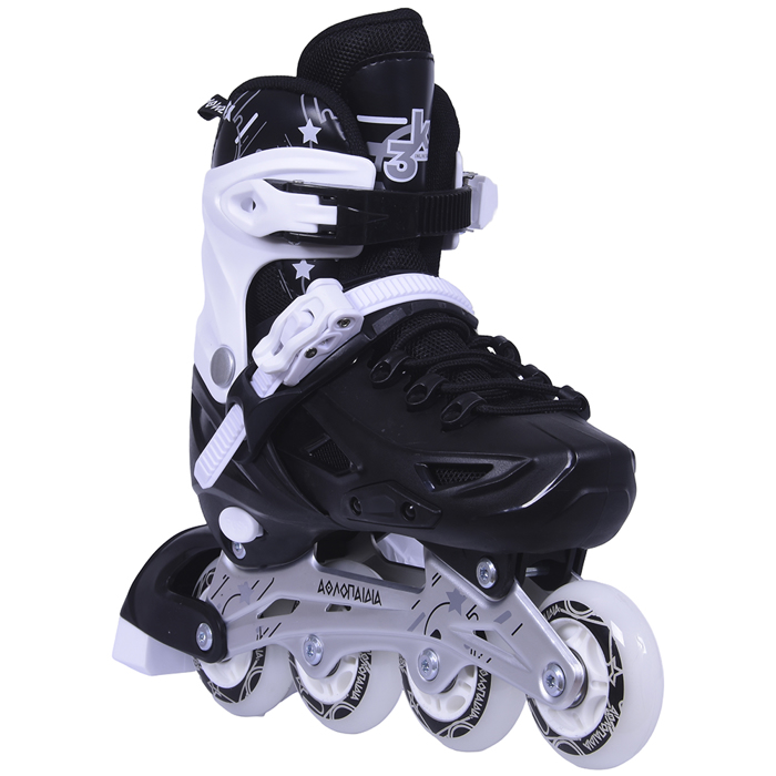 9985777012672-6.jpg ΑΘΛΟΠΑΙΔΙΑ 3Κ ΠΑΤΙΝΙΑ ROLLER SKATES ΑΥΞΟΜΕΙΟΥΜΕΝΑ IN-LINE ΜΑΥΡΟ (No 39-42)