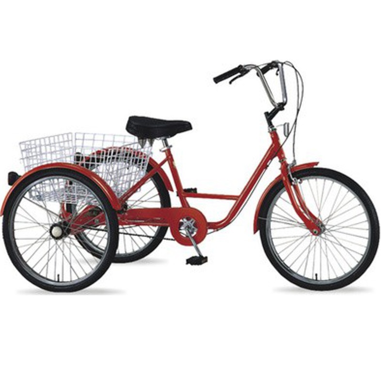 99993942-2.jpg GOMIER ΠΟΔΗΛΑΤΟ ΤΡΙΚΥΚΛΟ ΕΝΗΛΙΚΩΝ 24'' CARGO ΚΟΚΚΙΝΟ