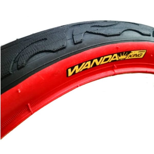 WANDA 20X2.20 ΕΛΑΣΤΙΚΟ ΠΟΔΗΛΑΤΟΥ FREESTYLE ΜΕ ΦΛΟΓΕΣ P1074 (ΜΑΥΡΟ-ΚΟΚΚΙΝΟ)